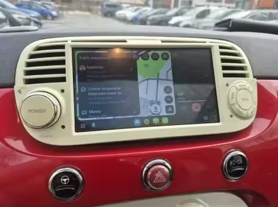 CARPLAY - FIAT 500 (2007-2015) BLANC