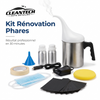 CleanTech® Kit Rénovation Phares – Polymère vapeur, résultat vitrifié