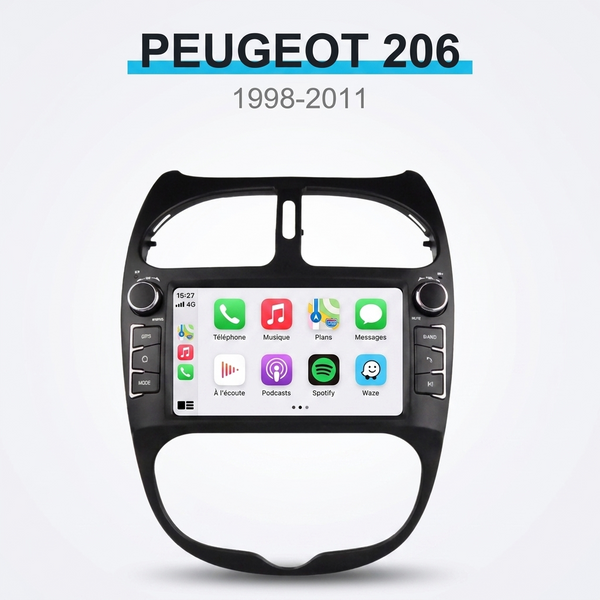 CarPlay Peugeot 206 (1998-2011) – TYPE B