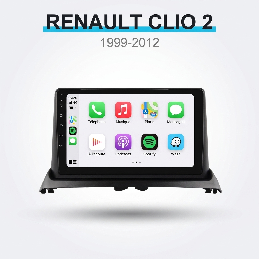 CarPlay Renault CLIO 2 (1999-2012) Type A