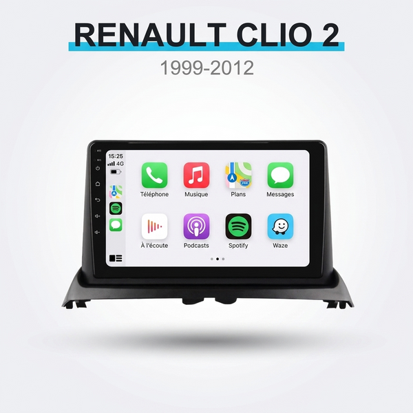 CarPlay Renault CLIO 2 (1999-2012) Type A