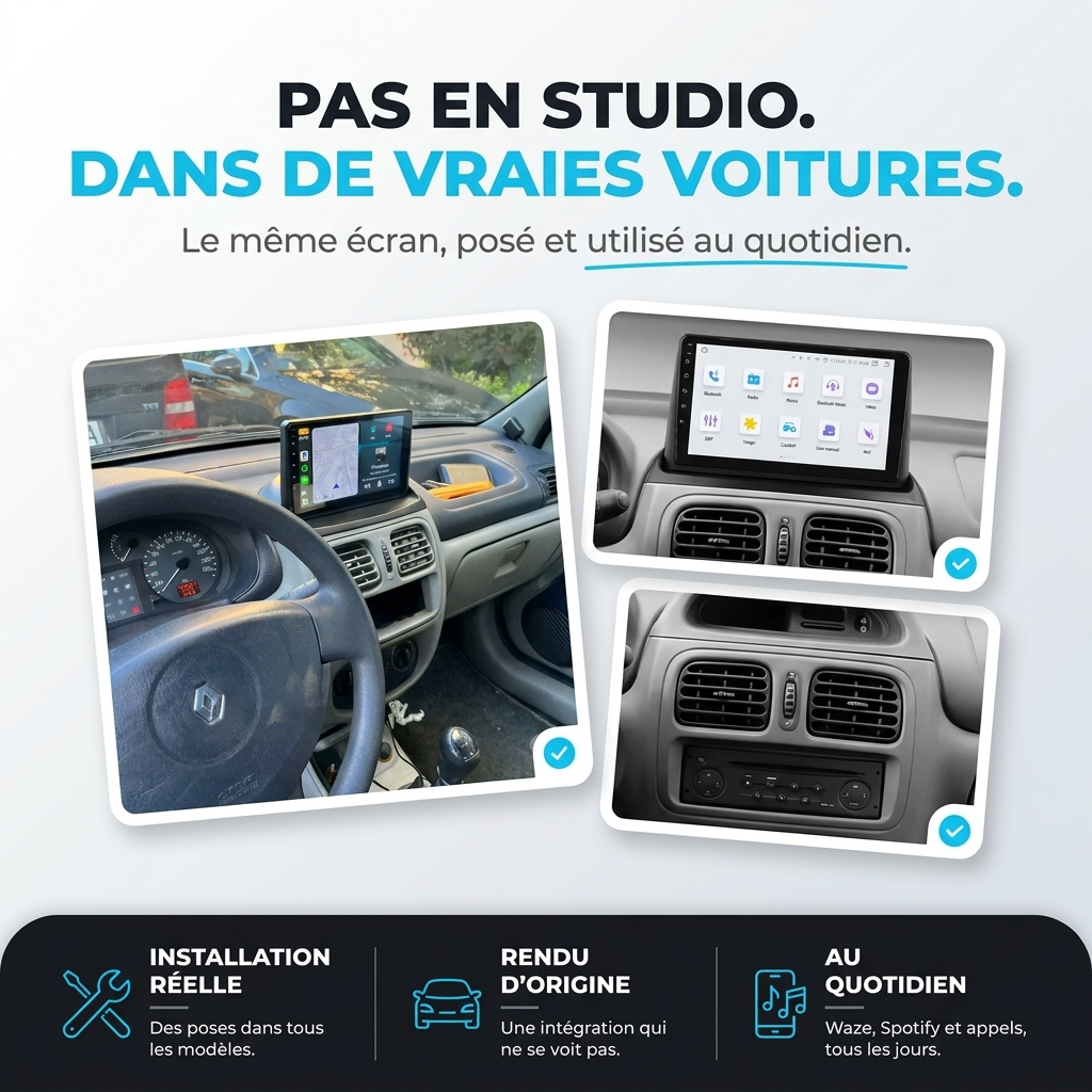 CarPlay Renault CLIO 2 (1999-2012) Type A