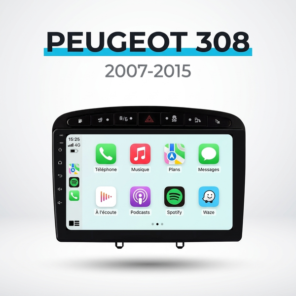 CarPlay Peugeot 308 (2007-2015)