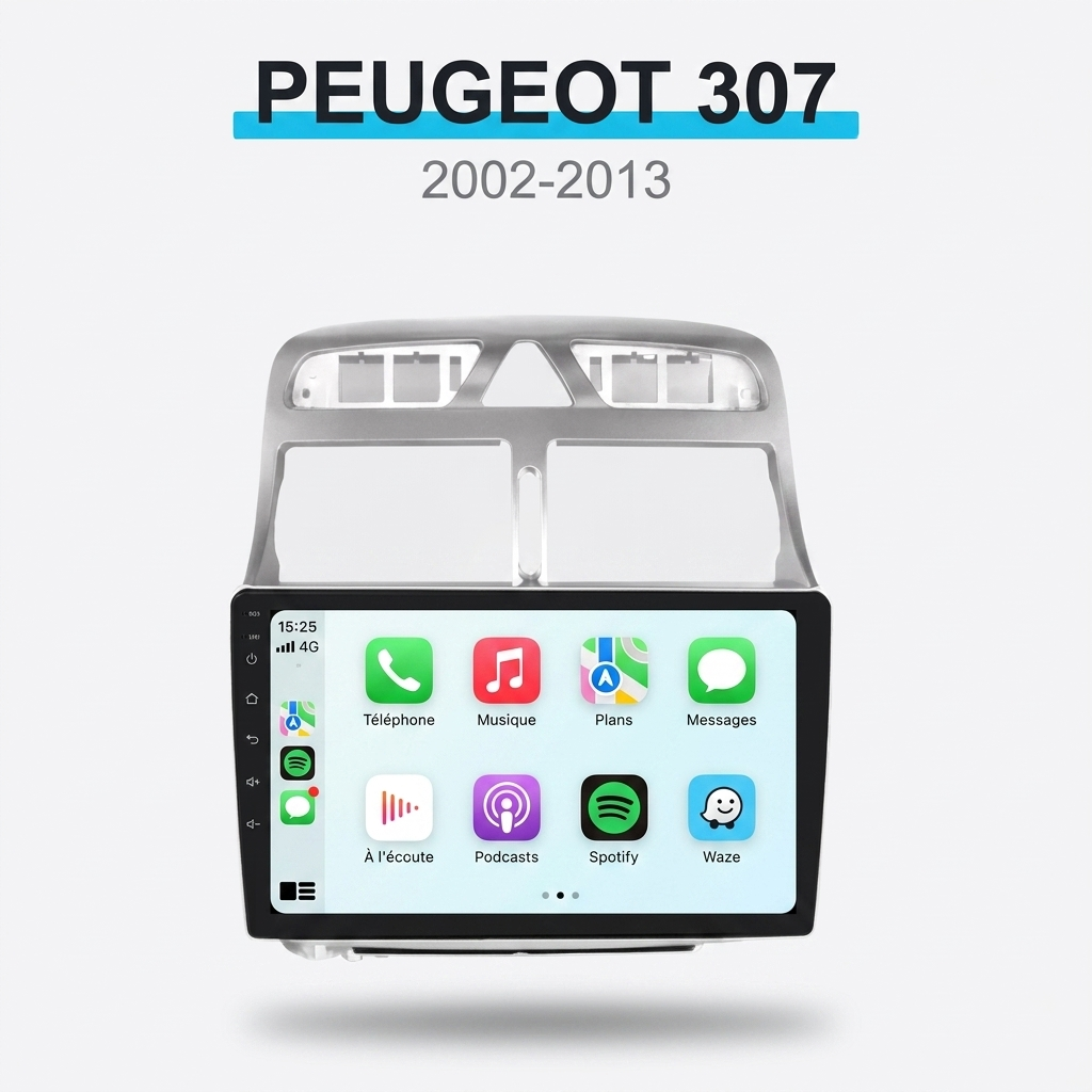 CarPlay Peugeot 307 (2002-2013) – TYPE C