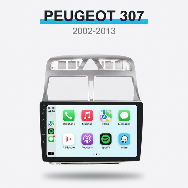 CarPlay Peugeot 307 (2002-2013) – TYPE B