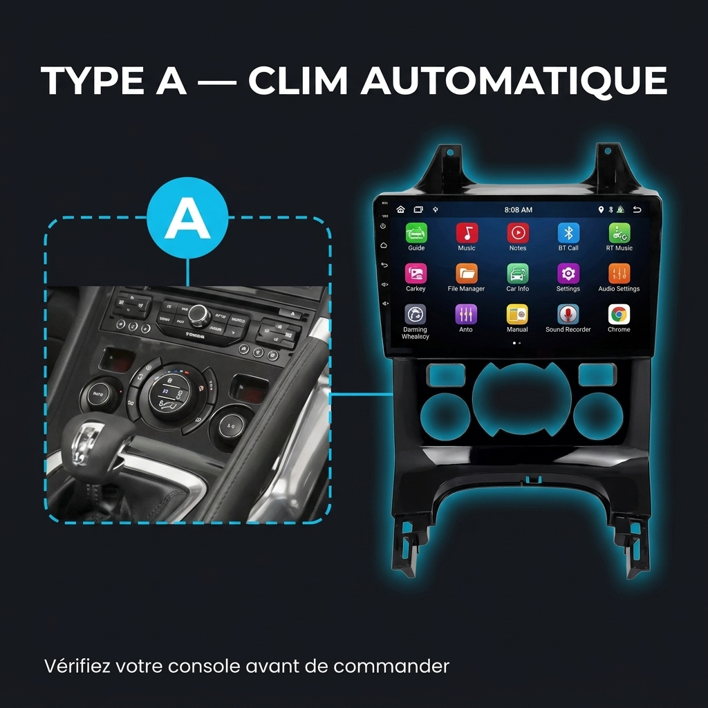 CarPlay Peugeot 3008 (2009-2016) – CLIM. AUTO.