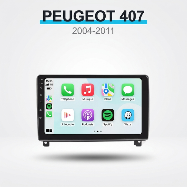 CarPlay Peugeot 407 (2004-2011)