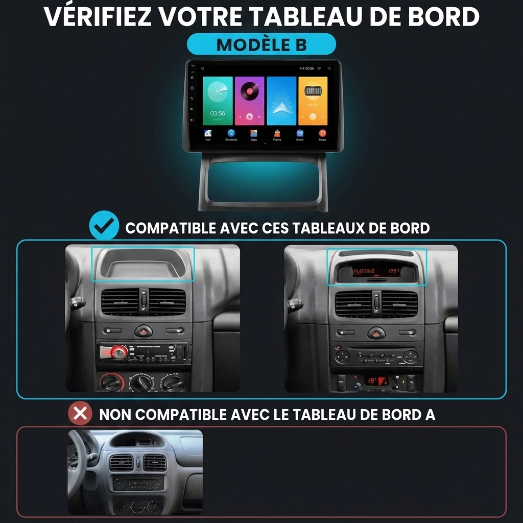 CarPlay Renault CLIO 2 (1999-2012)