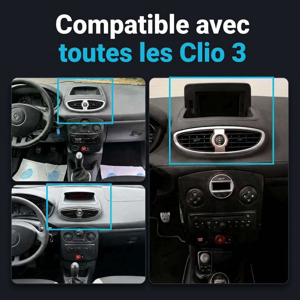 CarPlay Renault CLIO 3 (2005-2014)