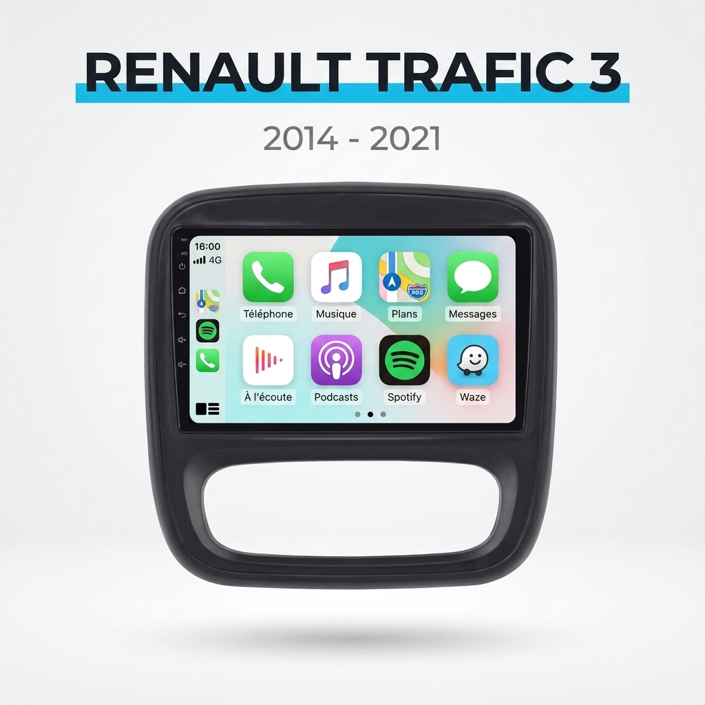 Autoradio CarPlay Renault Trafic 3 (2014-2021)