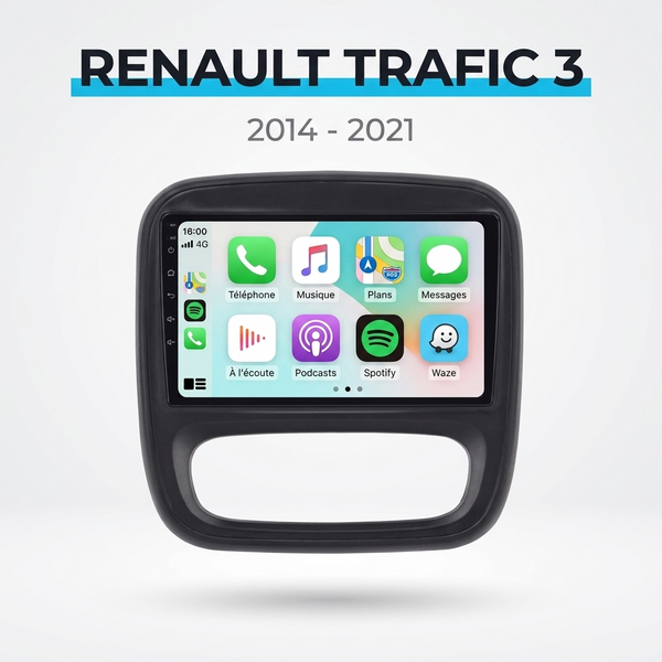 Autoradio CarPlay Renault Trafic 3 (2014-2021)